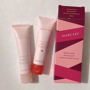 Mary Kay Mini Masking Set |Timewise |Unisex |Pink Clay Mask |Renewing Gel Mask